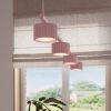 Lustres Aluminium Rose Gx53 4 AURA