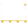 Lustres Aluminium Jaune Gx53 4 AURA