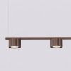 Lustres Aluminium Marron Gx53 4 AURA