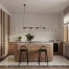 Lustres Aluminium Marron Gx53 4 AURA