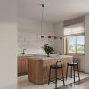 Lustres Aluminium Marron Gx53 4 AURA