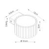 Appliques murales Aluminium Blanc Gx53 1 AURA