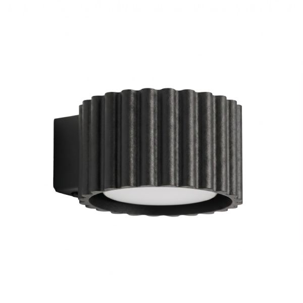 Appliques murales Aluminium Noir Gx53 1 AURA