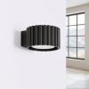 Appliques murales Aluminium Noir Gx53 1 AURA