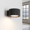 Appliques murales Aluminium Noir Gx53 1 AURA