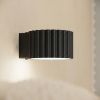 Appliques murales Aluminium Noir Gx53 1 AURA