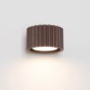 Appliques murales Aluminium Marron Gx53 1 AURA