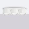 Plafonniers Aluminium Blanc Gx53 3 AURA