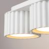 Plafonniers Aluminium Blanc Gx53 3 AURA