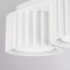 Plafonniers Aluminium Blanc Gx53 3 AURA