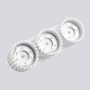 Plafonniers Aluminium Blanc Gx53 3 AURA