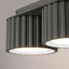 Plafonniers Aluminium Noir Gx53 3 AURA