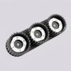 Plafonniers Aluminium Noir Gx53 3 AURA