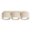 Plafonniers Aluminium Beige Gx53 3 AURA