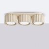 Plafonniers Aluminium Beige Gx53 3 AURA