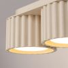 Plafonniers Aluminium Beige Gx53 3 AURA