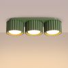 Plafonniers Aluminium Vert Olive Gx53 3 AURA