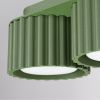 Plafonniers Aluminium Vert Olive Gx53 3 AURA