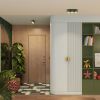 Plafonniers Aluminium Vert Olive Gx53 3 AURA