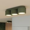 Plafonniers Aluminium Vert Olive Gx53 3 AURA