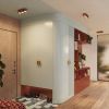 Plafonniers Aluminium Ocre Rouge Gx53 3 AURA