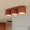 Plafonniers Aluminium Ocre Rouge Gx53 3 AURA