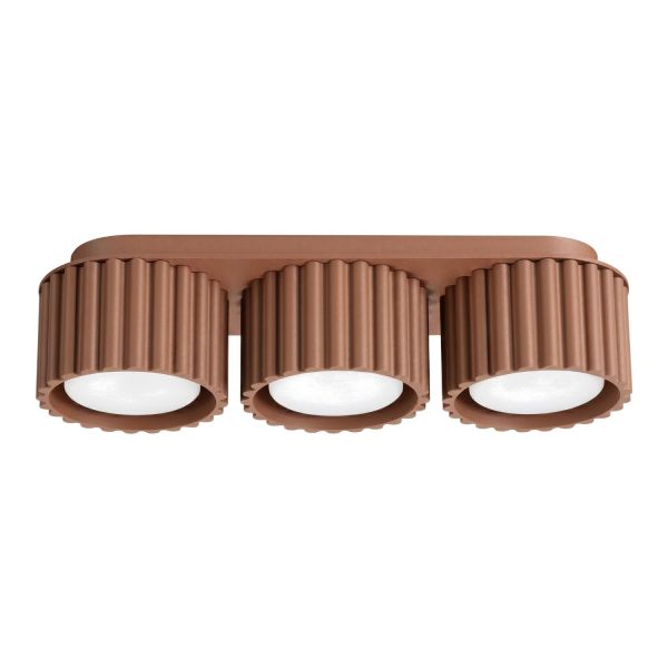 Plafonniers Aluminium Moka Gx53 3 AURA