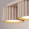 Plafonniers Aluminium Taupe Gx53 3 AURA