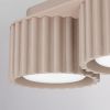 Plafonniers Aluminium Taupe Gx53 3 AURA