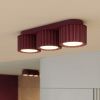 Plafonniers Aluminium Bordeaux Gx53 3 AURA