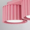 Plafonniers Aluminium Rose Gx53 3 AURA