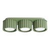 Plafonniers Aluminium Sauge Gx53 3 AURA