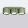 Plafonniers Aluminium Sauge Gx53 3 AURA