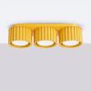 Plafonniers Aluminium Jaune Gx53 3 AURA
