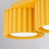 Plafonniers Aluminium Jaune Gx53 3 AURA
