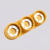 Plafonniers Aluminium Jaune Gx53 3 AURA