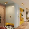 Plafonniers Aluminium Jaune Gx53 3 AURA