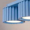 Plafonniers Aluminium Bleu Gx53 3 AURA