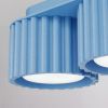 Plafonniers Aluminium Bleu Gx53 3 AURA