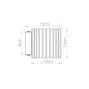 Appliques murales Aluminium Rose G9 1 AURA