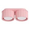 Plafonniers Aluminium Rose Gx53 2 AURA