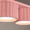 Plafonniers Aluminium Rose Gx53 2 AURA