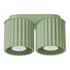 Plafonniers Aluminium Sauge GU10 2 AURA