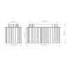 Plafonniers Aluminium Sauge GU10 2 AURA