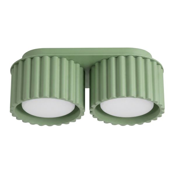 Plafonniers Aluminium Sauge Gx53 2 AURA