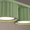 Plafonniers Aluminium Sauge Gx53 2 AURA