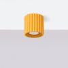 Plafonniers Aluminium Jaune GU10 1 AURA