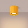 Plafonniers Aluminium Jaune GU10 1 AURA