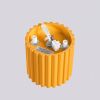 Plafonniers Aluminium Jaune GU10 1 AURA