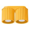 Plafonniers Aluminium Jaune GU10 2 AURA